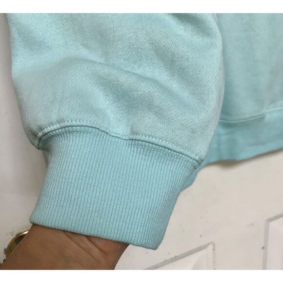 REBELLIONS ONE SWEATSHIRT WOMENS JUNIORS GREEN (AQUA) PULL ON GRAPHIC FLEECEE - Picture 6 of 10
